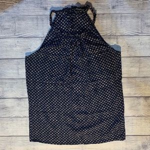 ✌🏽Ava Christine navy blue tank top size small EUC